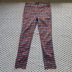 Max & Co Women's Check Cotton Pants